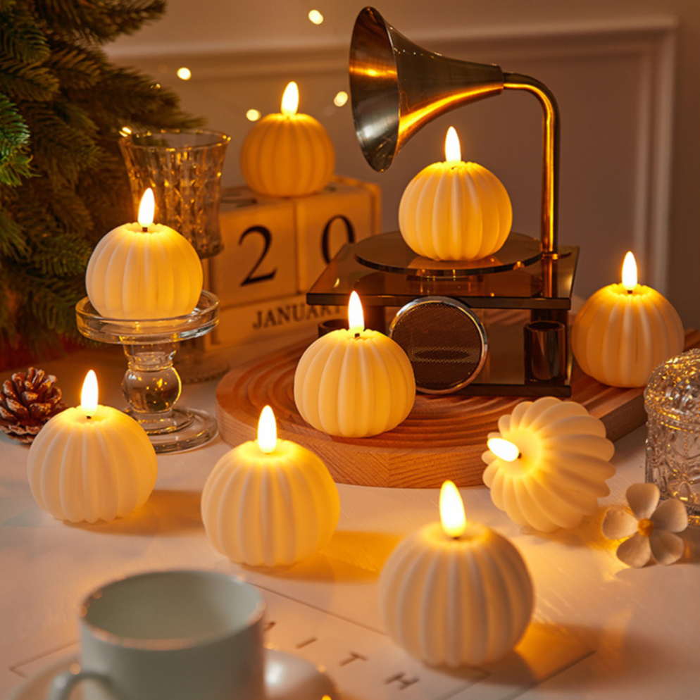 Realistic Battery-Operated Flameless LED Candles for Safe Use in Various Sizes