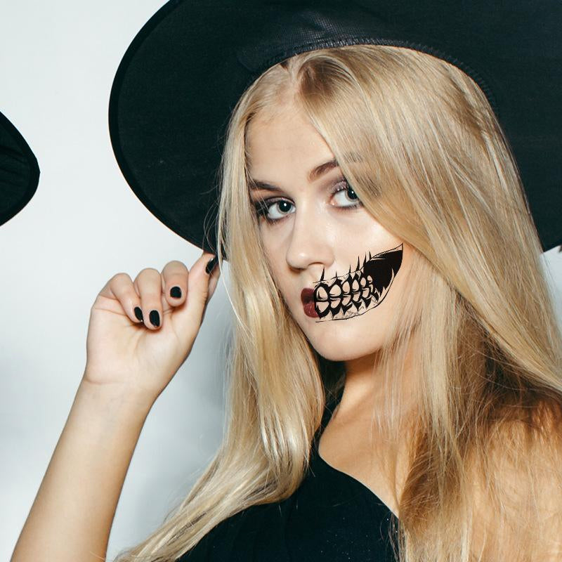 Realistic Halloween Horror Temporary Tattoos