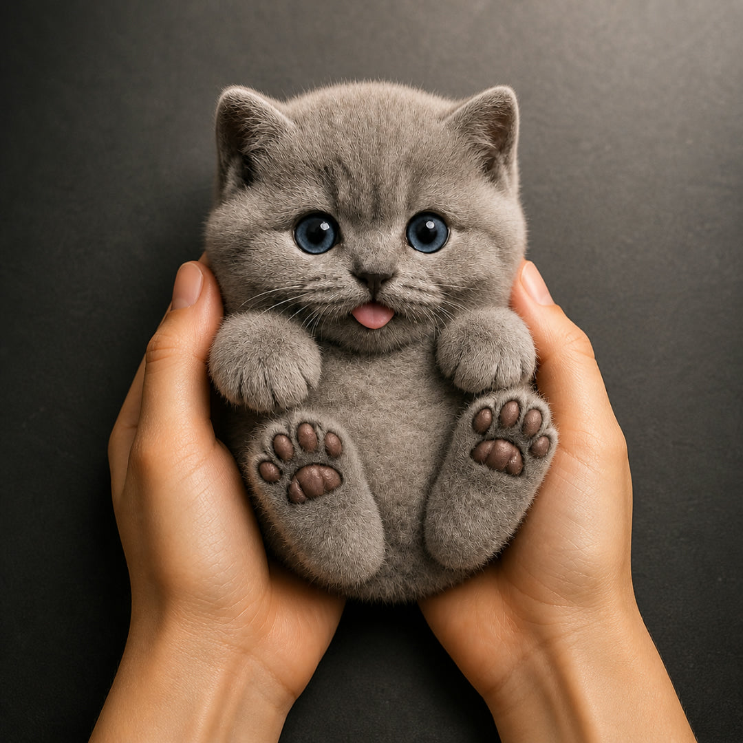 Realistic Interactive Electronic Walking Cat Toy