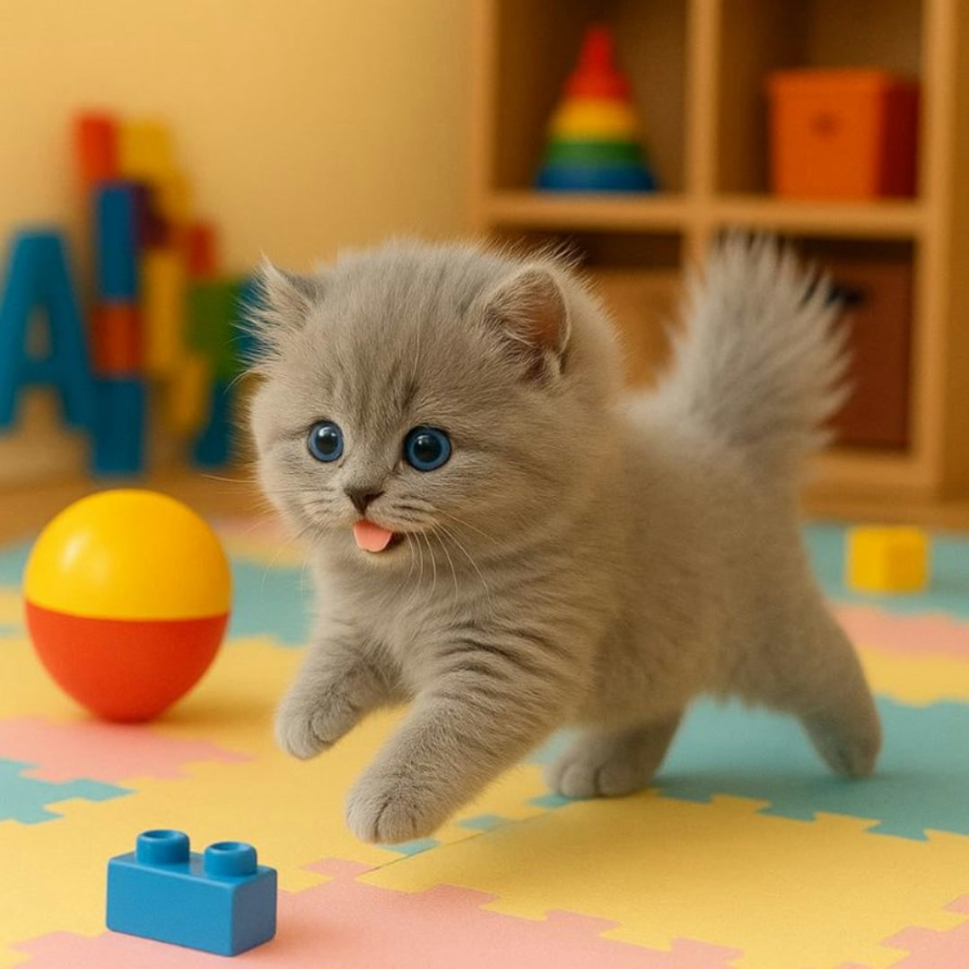 Realistic Interactive Electronic Walking Cat Toy