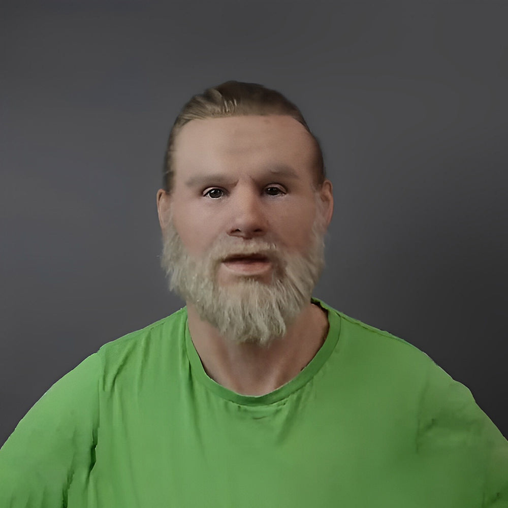 Realistic Old Man Mask – Halloween and Cosplay Latex Mask with Movable Mouth