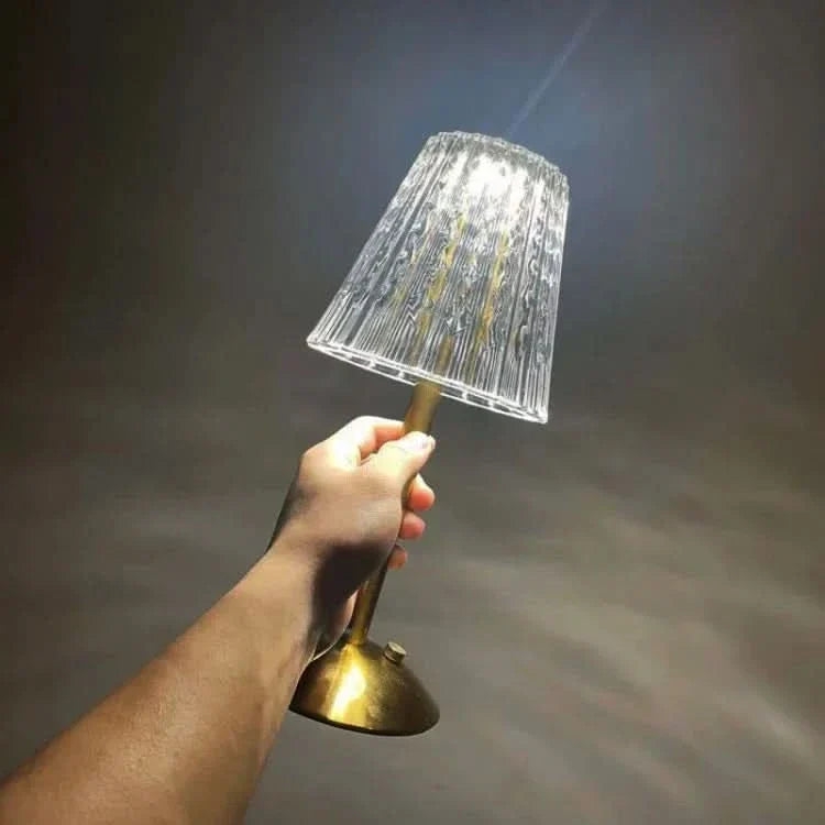 Rechargeable Crystal Cordless LED Table Lamp