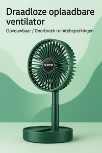 Rechargeable Fan - Tiltable & Powerful