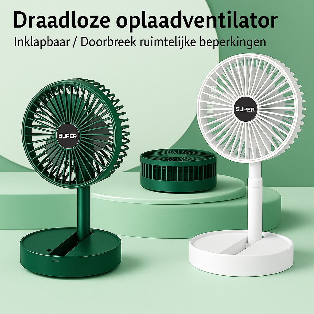 Rechargeable Fan - Tiltable & Powerful