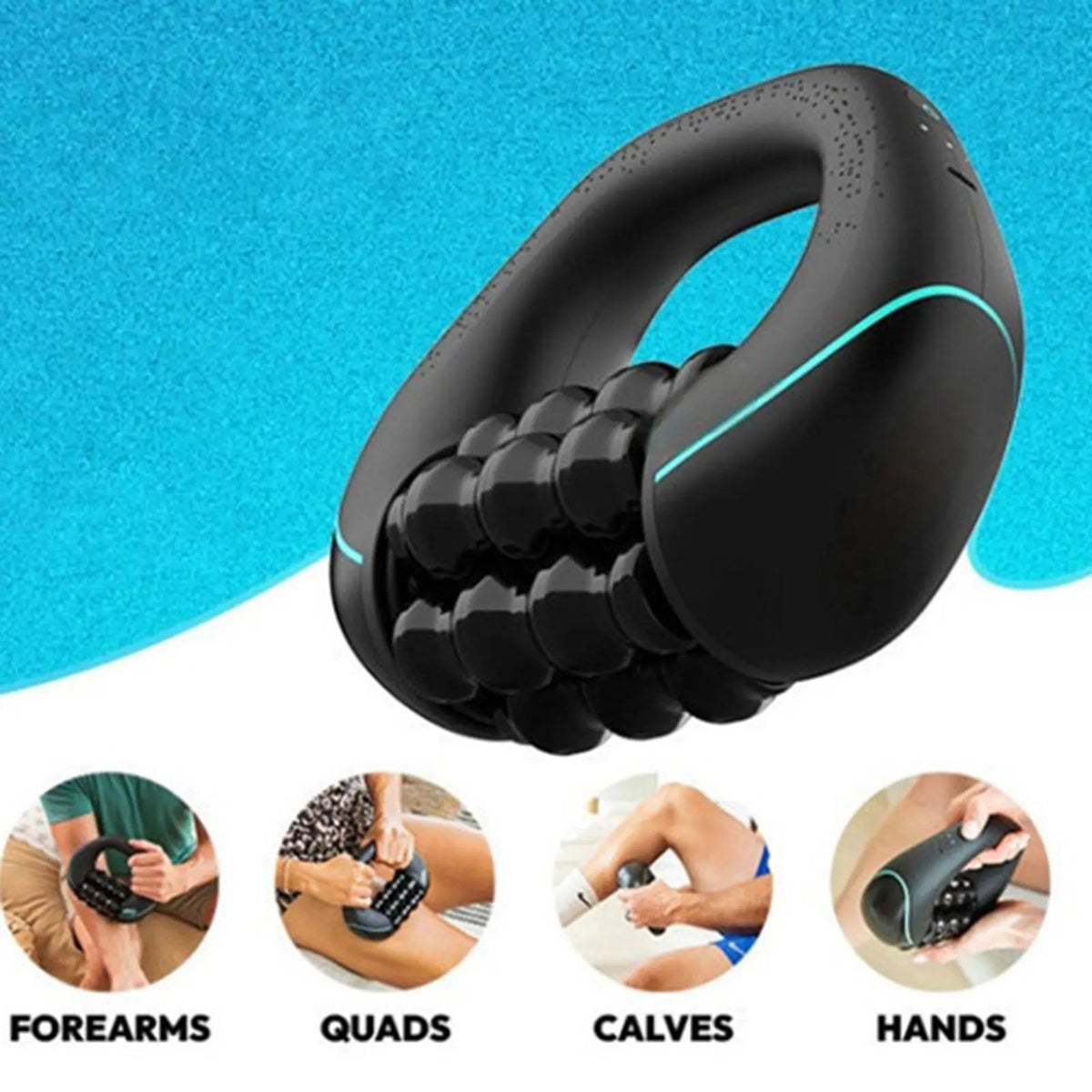 Rechargeable Handheld Body Roller Massager