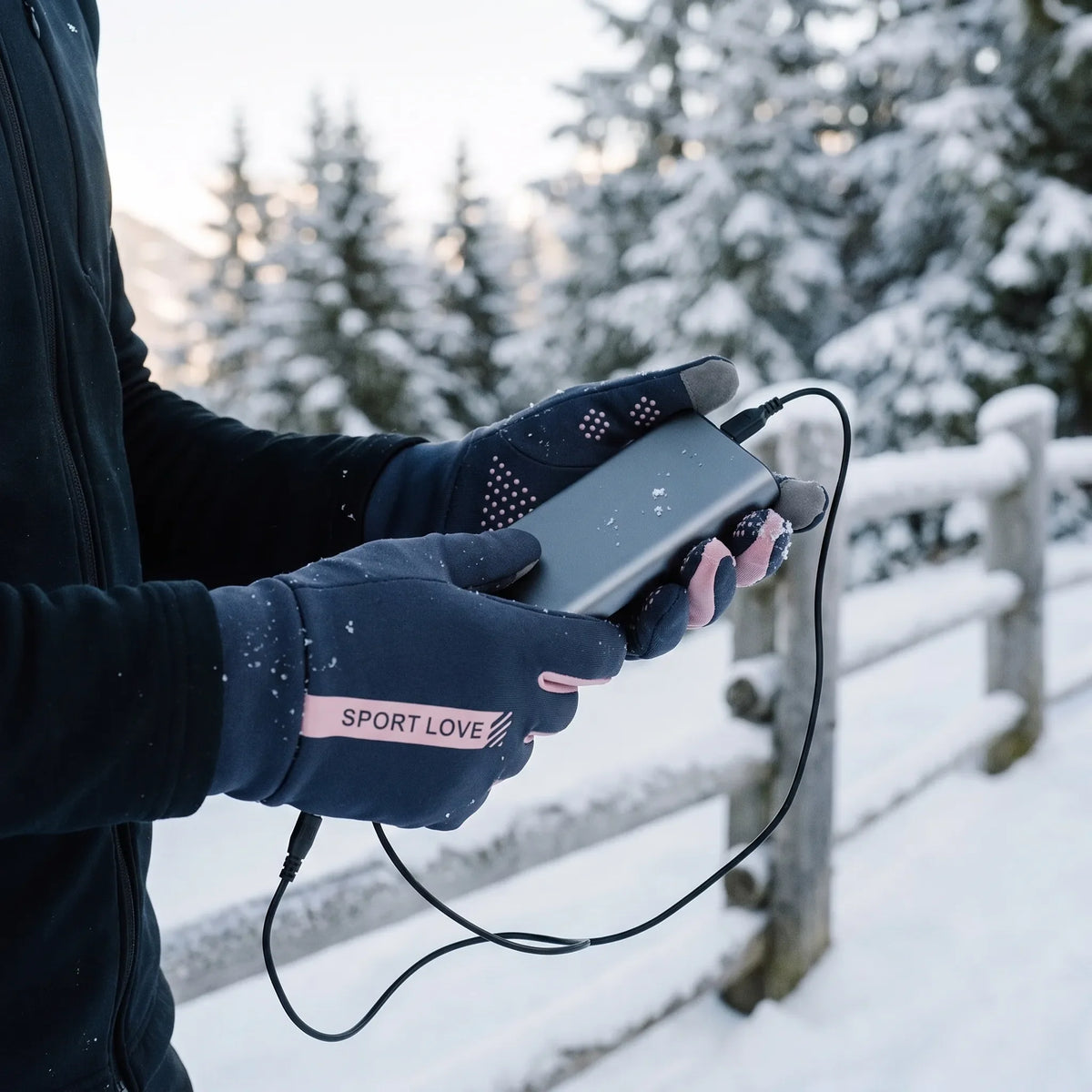 Rechargeable Heated Winter Gloves