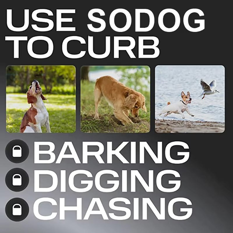 Rechargeable Ultrasonic Dog Training Device with Silent Signals, Hands-Free, Compact and Portable
