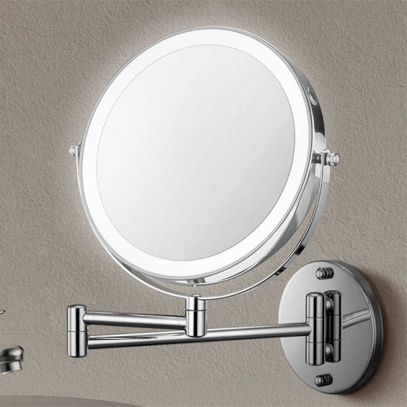 Rechargeable Wall-Mounted LED Shaving Mirror