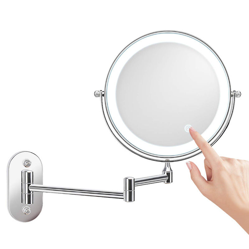 Rechargeable Wall-Mounted LED Shaving Mirror