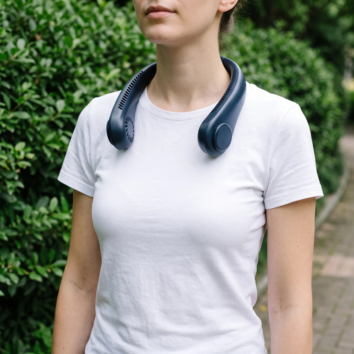 Rechargeable Wearable Bladeless Neck Fan