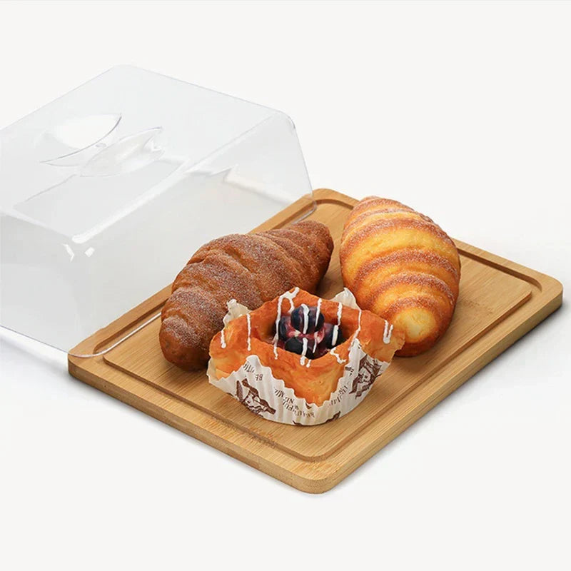 Rectangular Cheese and Butter Box with Bamboo Board