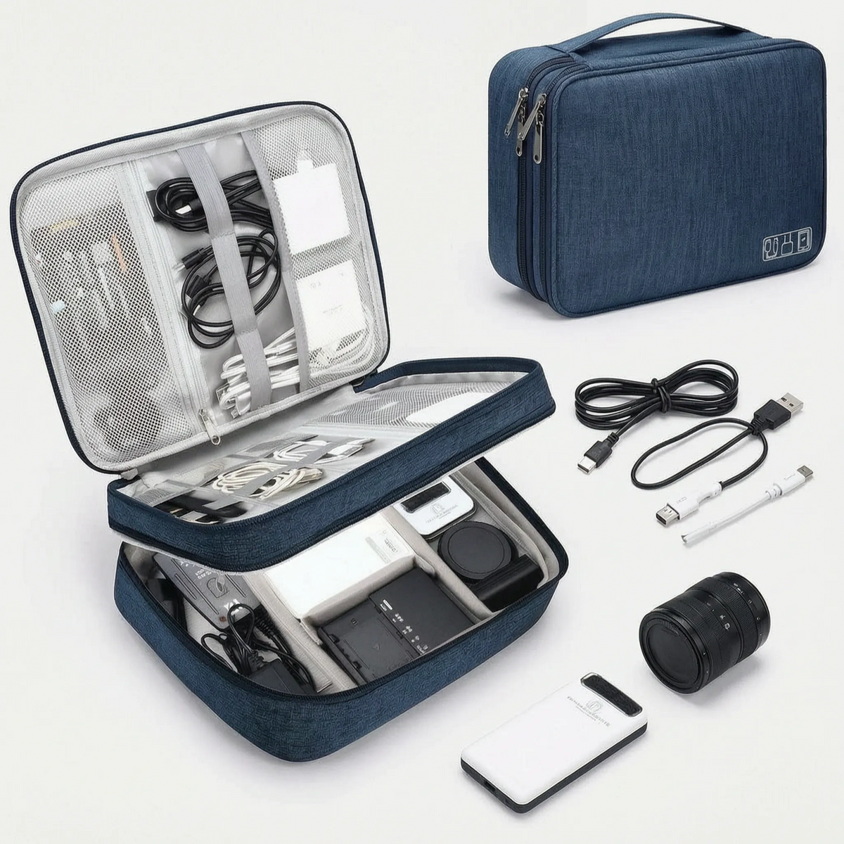 Rectangular Electronics Organiser