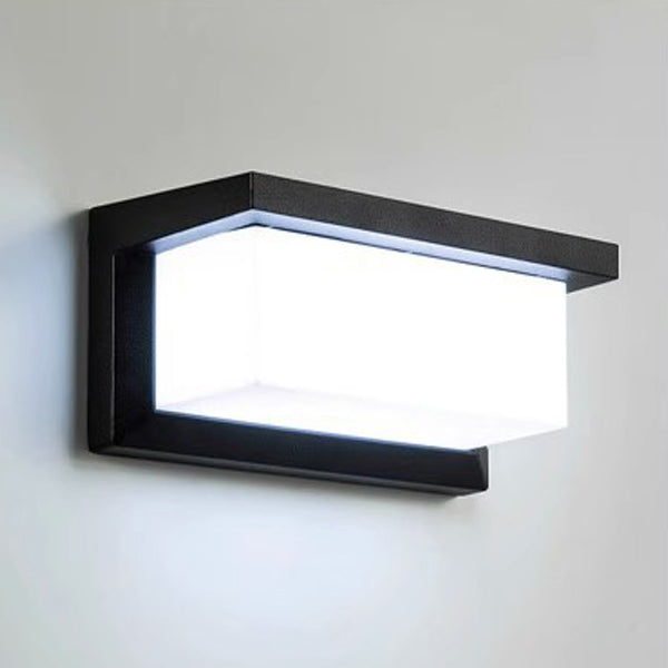 Rectangular Waterproof Aluminum LED Patio Wall Light