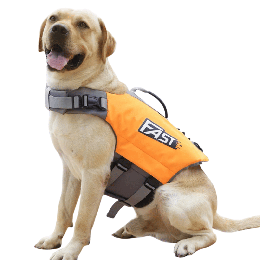 Reflective & Adjustable Dog Life Jacket for Swimming