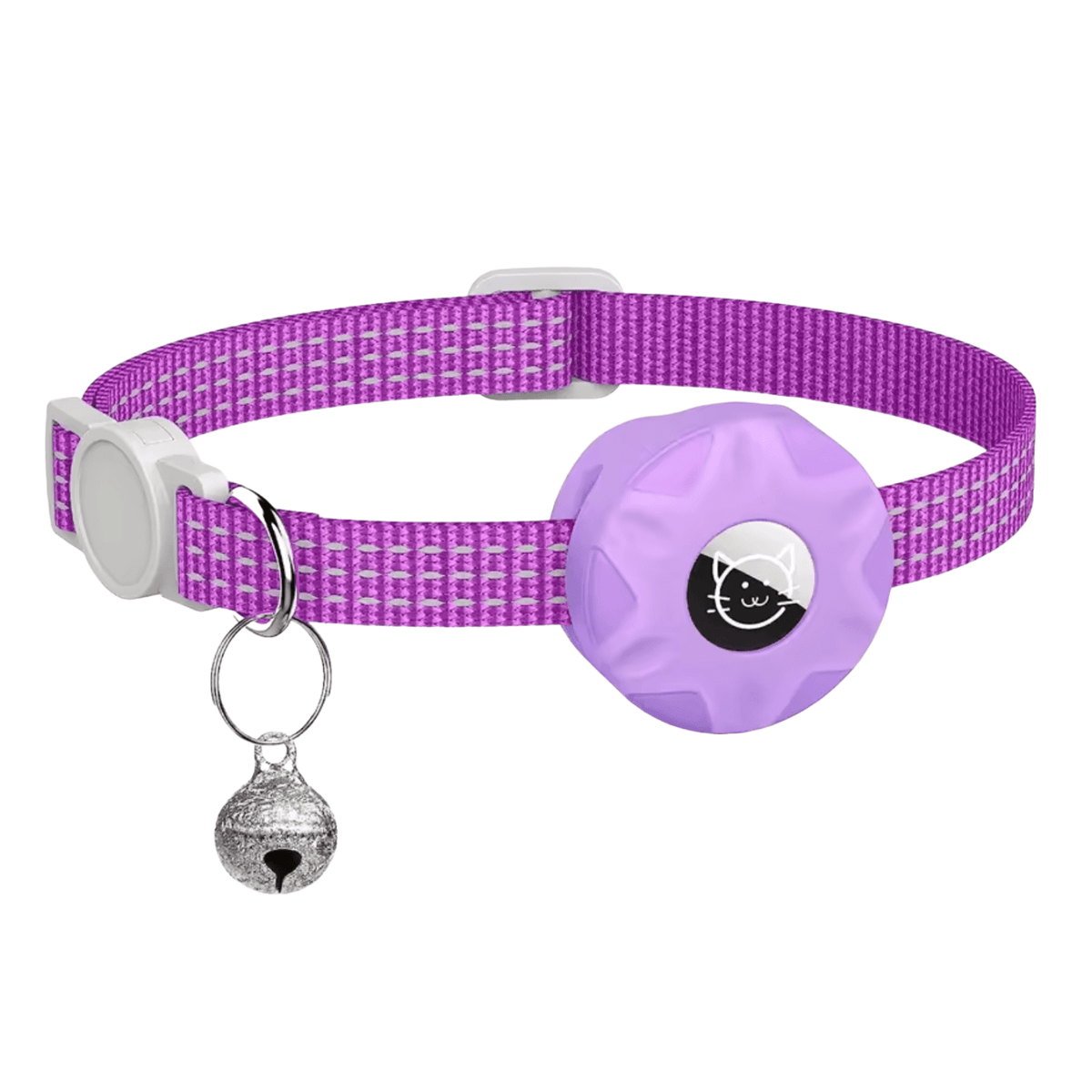 Reflective Cat Collar with Bluetooth Tracker