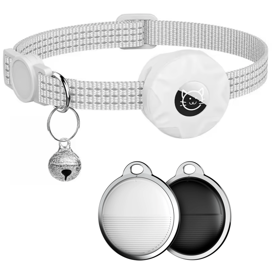 Reflective Cat Collar with Bluetooth Tracker