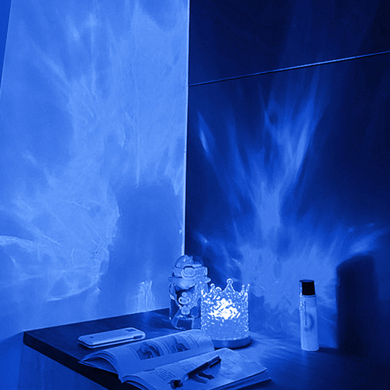 Relaxing Ambient Light Lamp with Wave Effect and Colors for Sleep and Serenity