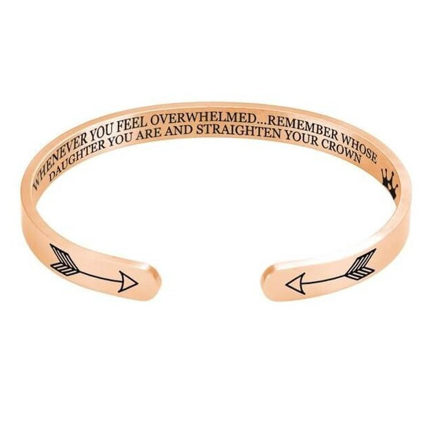 Remember Whose Daughter You Are and Straighten Your Crown Bracelet