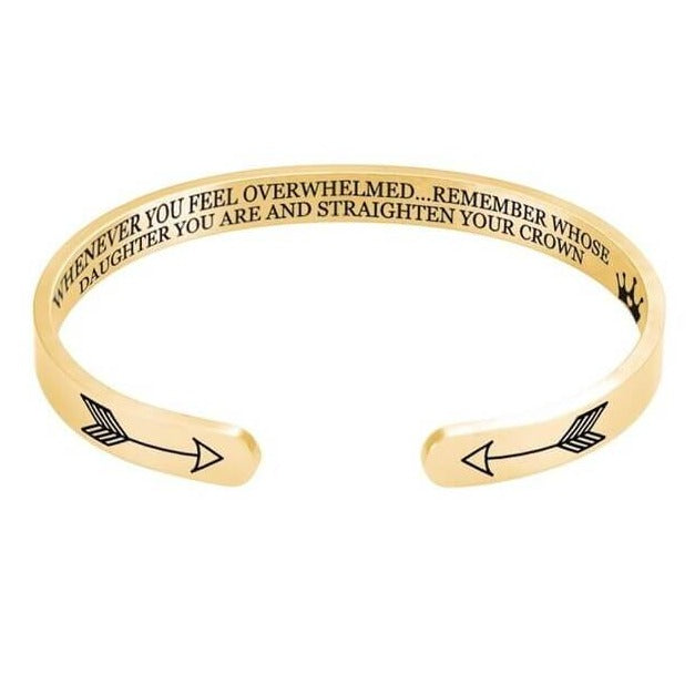 Remember Whose Daughter You Are and Straighten Your Crown Bracelet