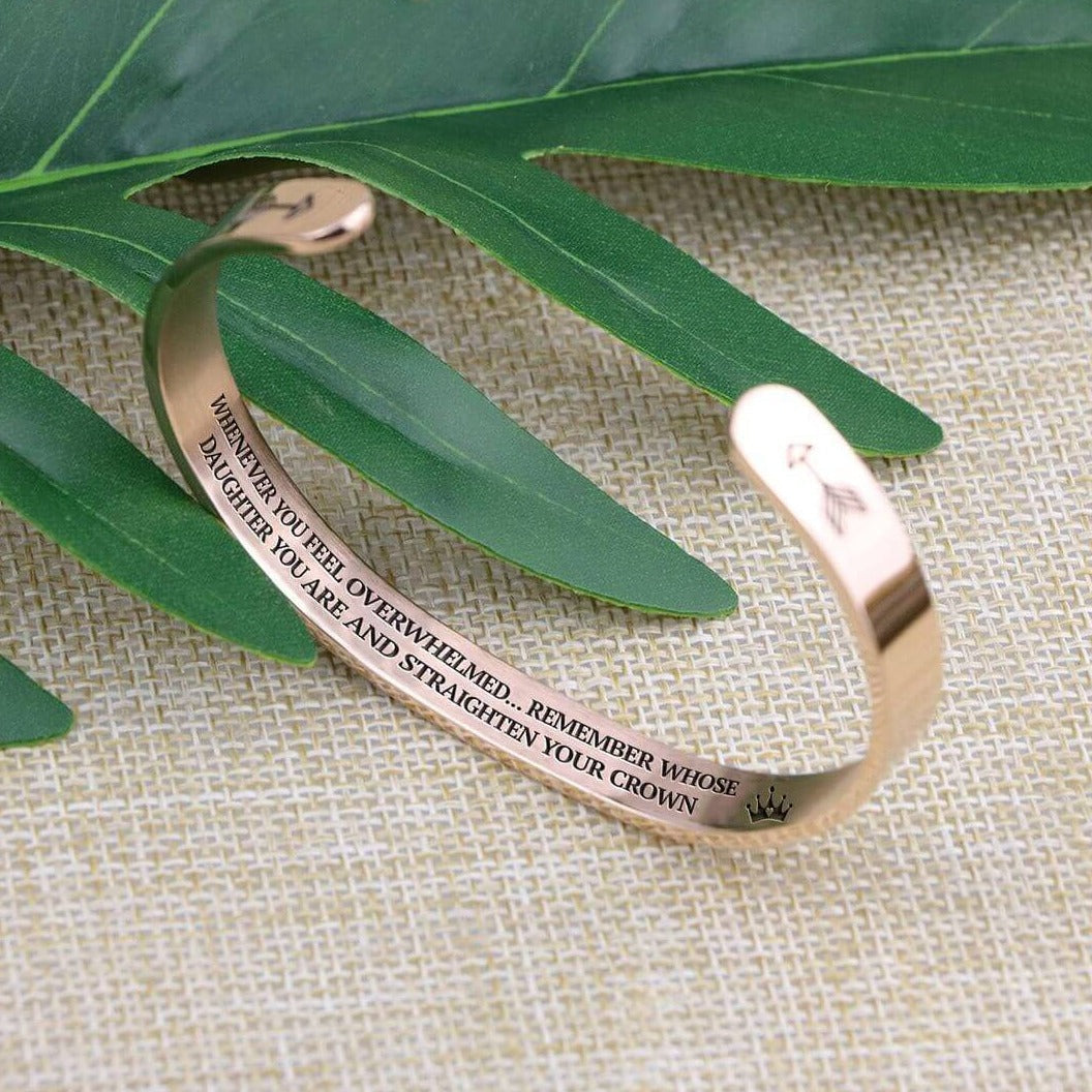 Remember Whose Daughter You Are and Straighten Your Crown Bracelet