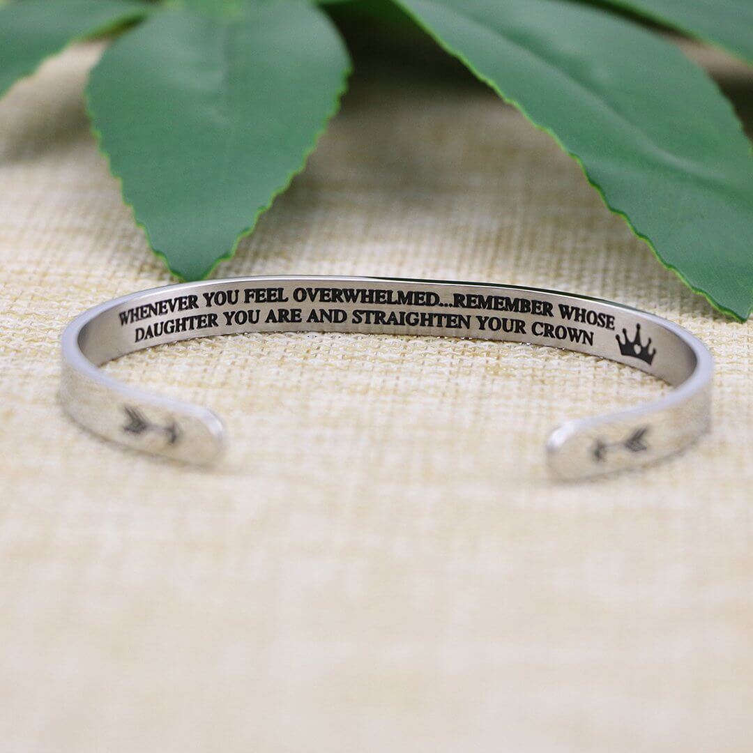 Remember Whose Daughter You Are and Straighten Your Crown Bracelet
