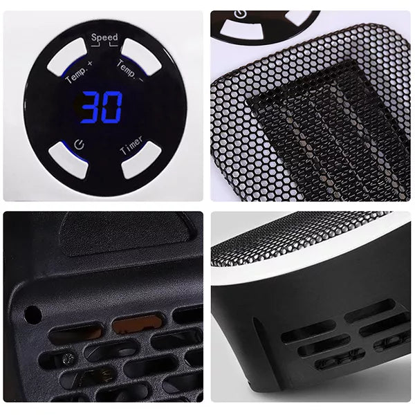 Remote Control Fan Heater for Instant Warmth