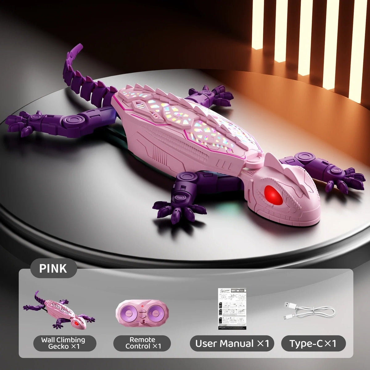 Remote Control Wall-Climbing Lizard Toy