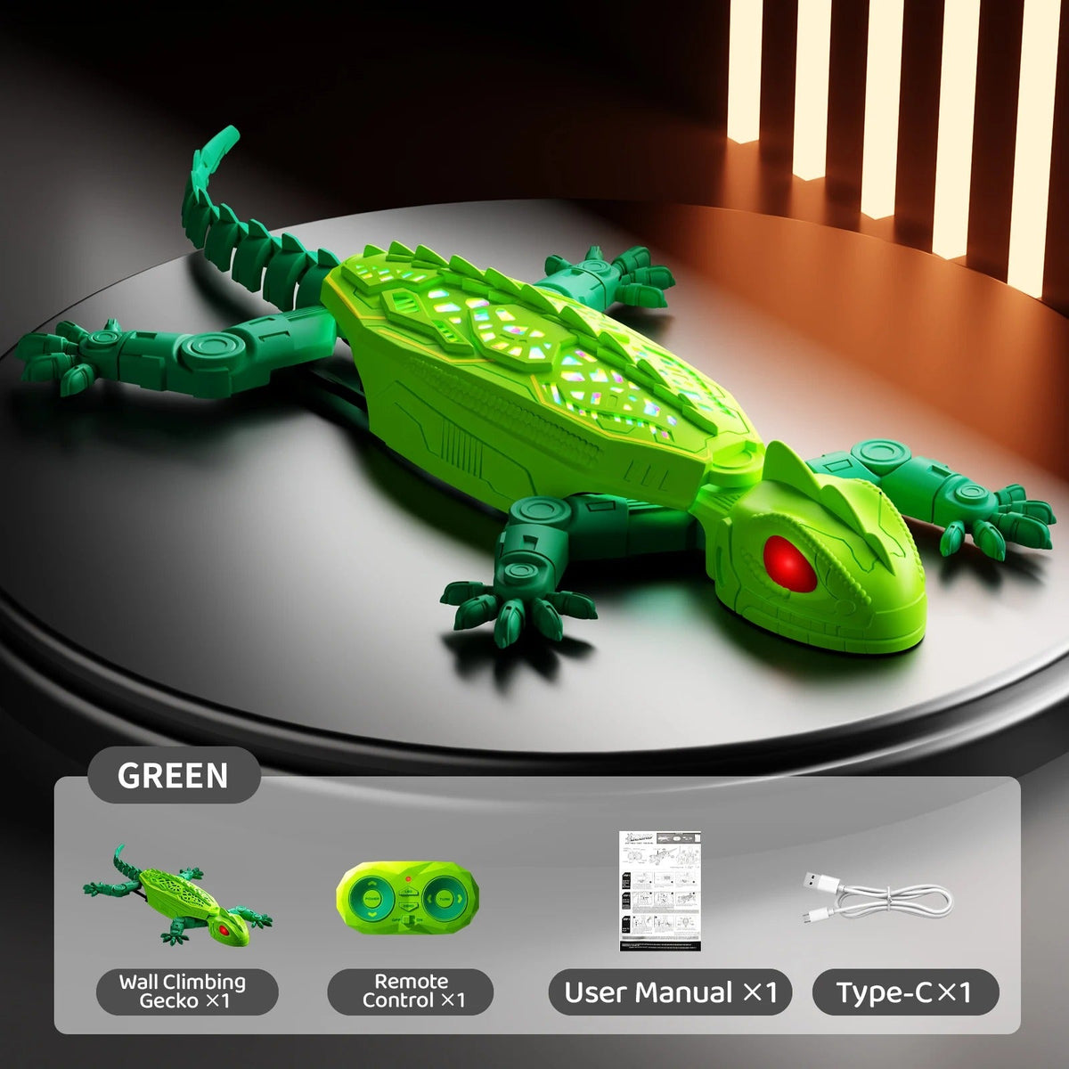 Remote Control Wall-Climbing Lizard Toy