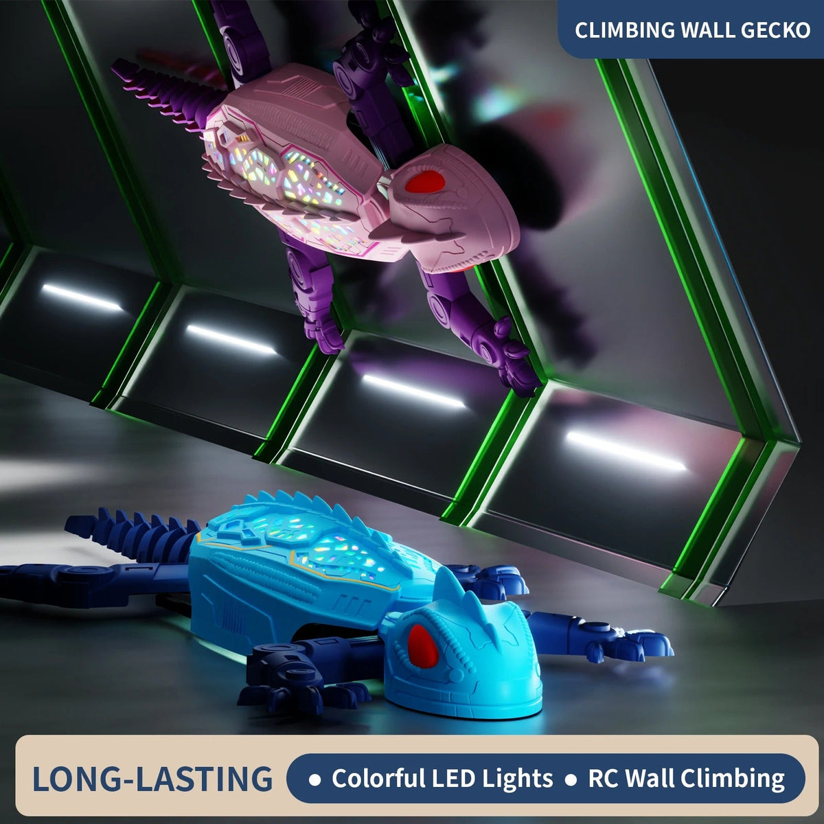 Remote Control Wall-Climbing Lizard Toy