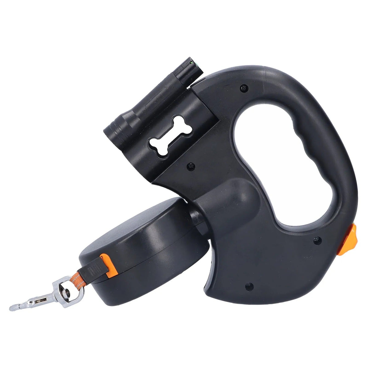 Retractable Double Dog Leash – Automatic 1-to-2 Pet Leash with Flashlight & Bag Dispenser