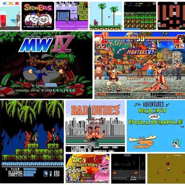 Retro Gaming Console with HDMI Output, 15,000+ Classic Games and Wireless Controllers