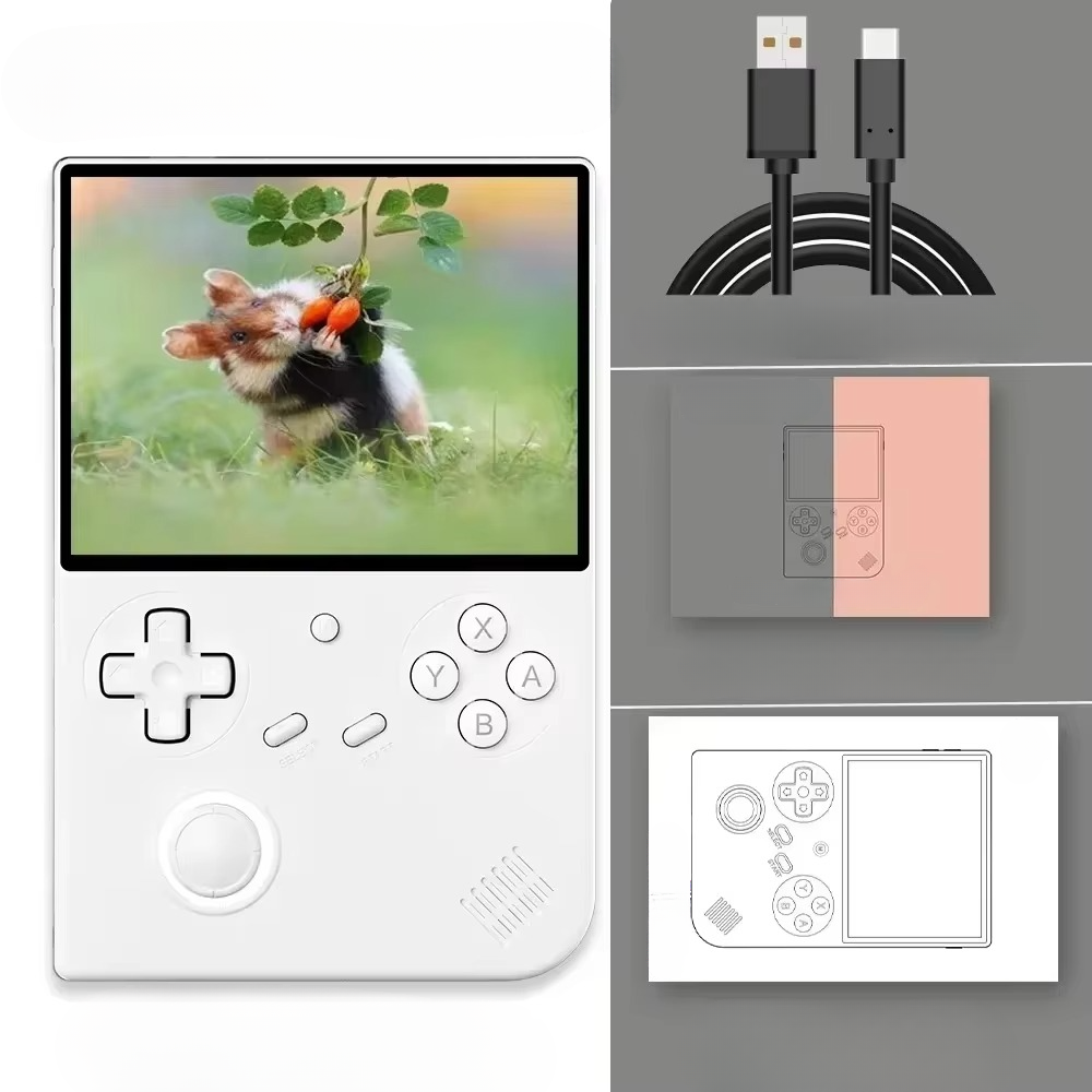 Retro Handheld Game Console with 4-Inch IPS Screen & Wi-Fi