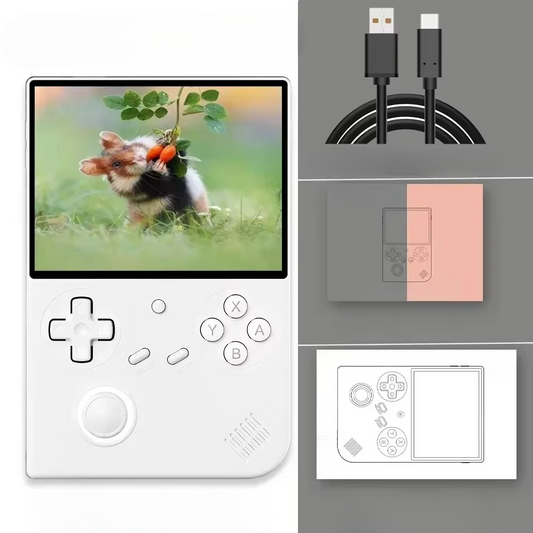 Retro Handheld Game Console with 4-Inch IPS Screen & Wi-Fi