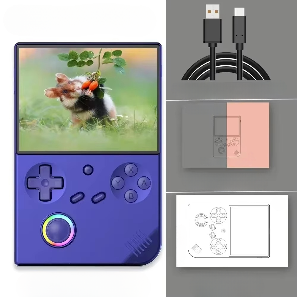 Retro Handheld Game Console with 4-Inch IPS Screen & Wi-Fi