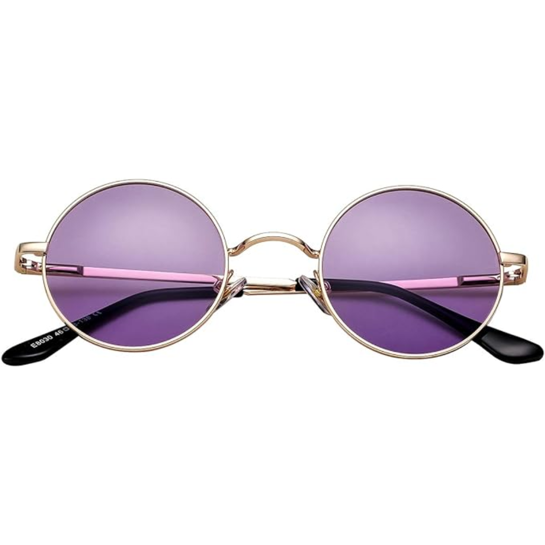 Retro Round Polarized Sunglasses