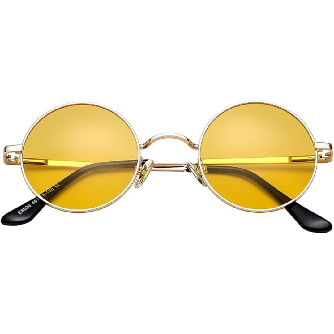 Retro Round Polarized Sunglasses