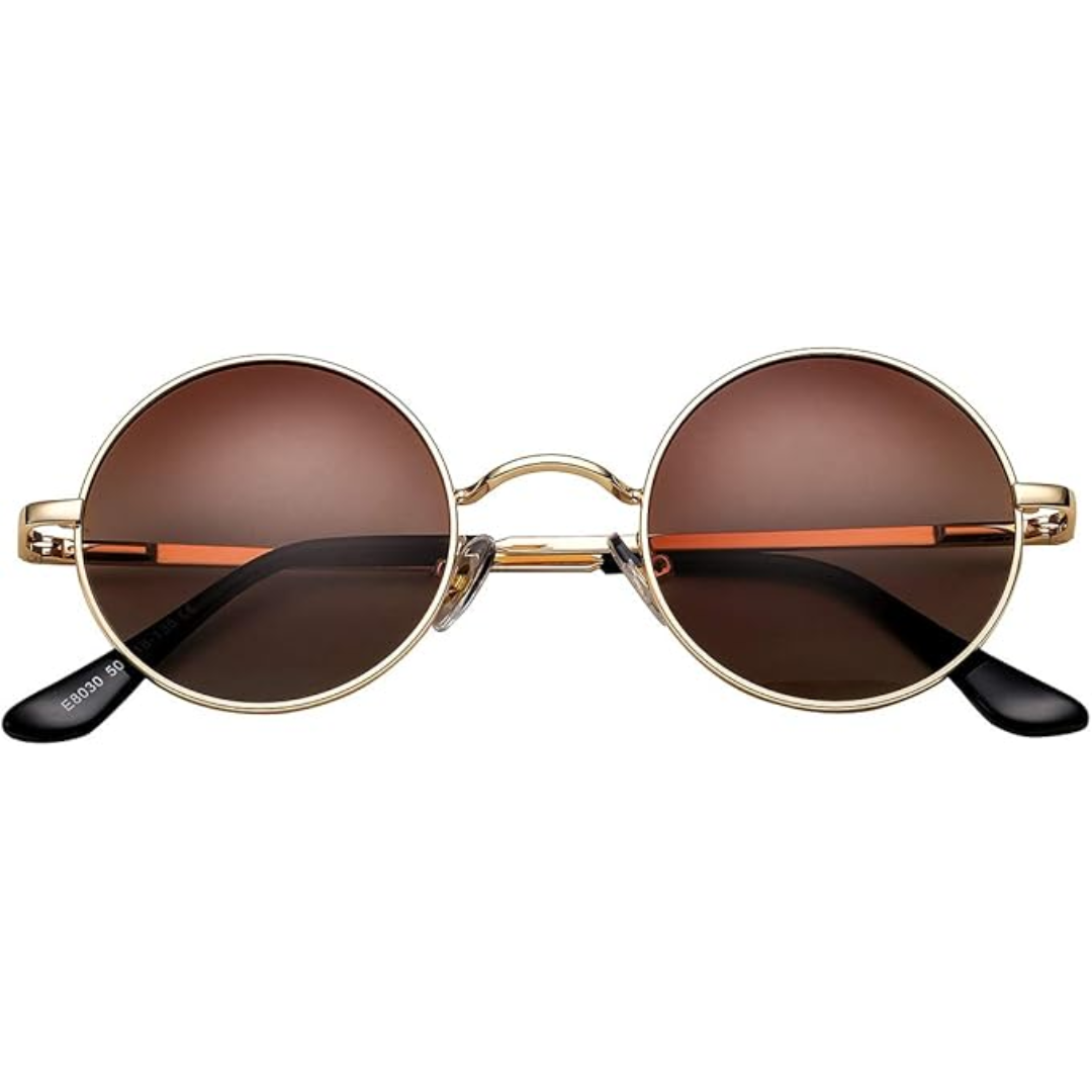 Retro Round Polarized Sunglasses