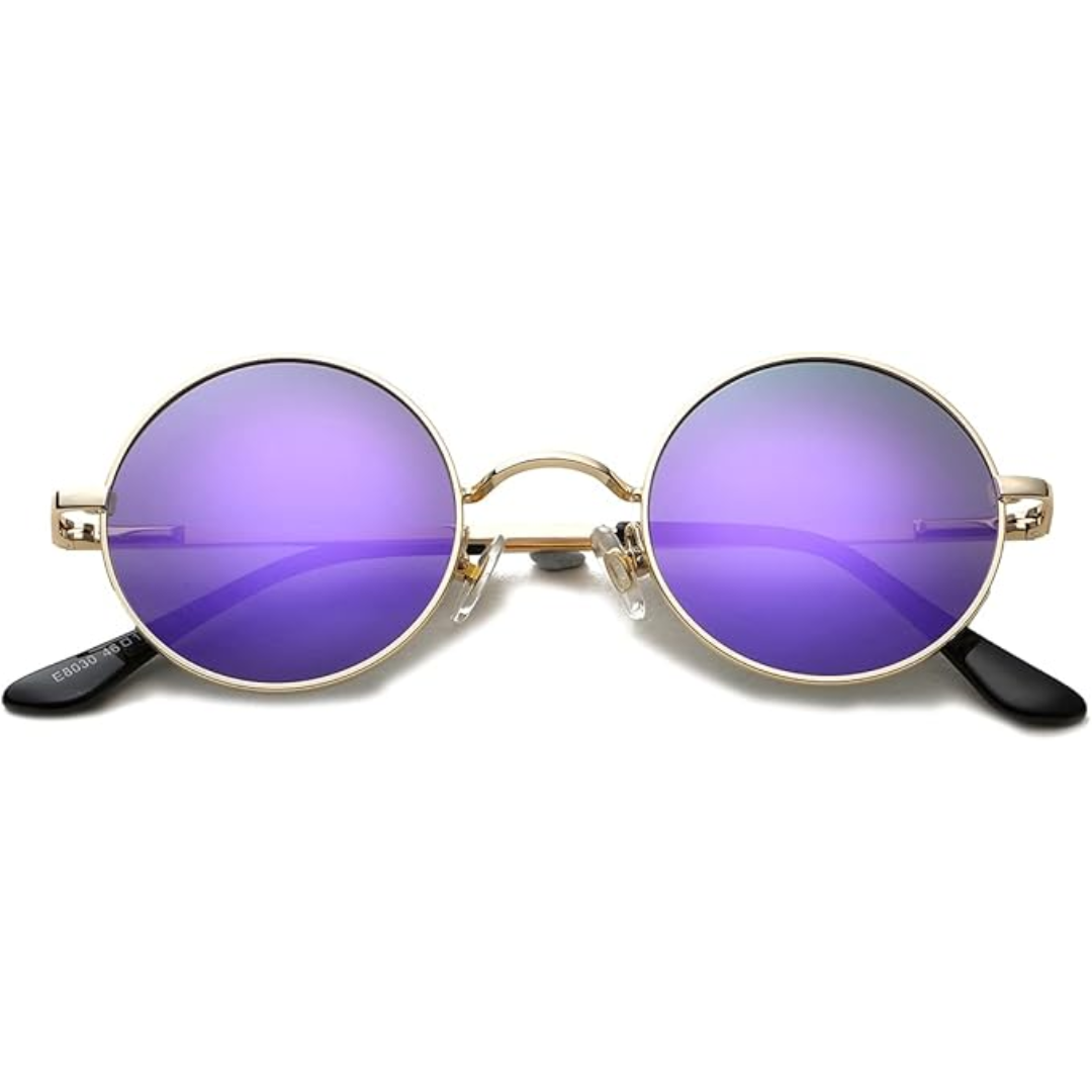Retro Round Polarized Sunglasses