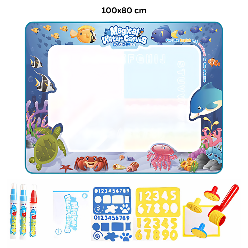 Reusable Water Doodle Canvas Set for Kids