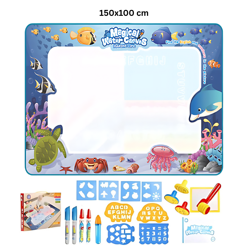 Reusable Water Doodle Canvas Set for Kids