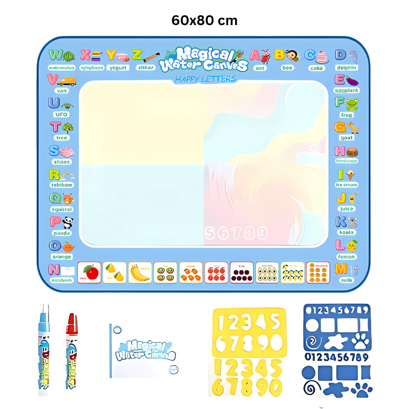 Reusable Water Doodle Canvas Set for Kids