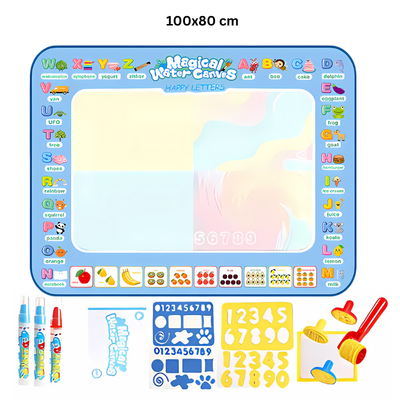 Reusable Water Doodle Canvas Set for Kids