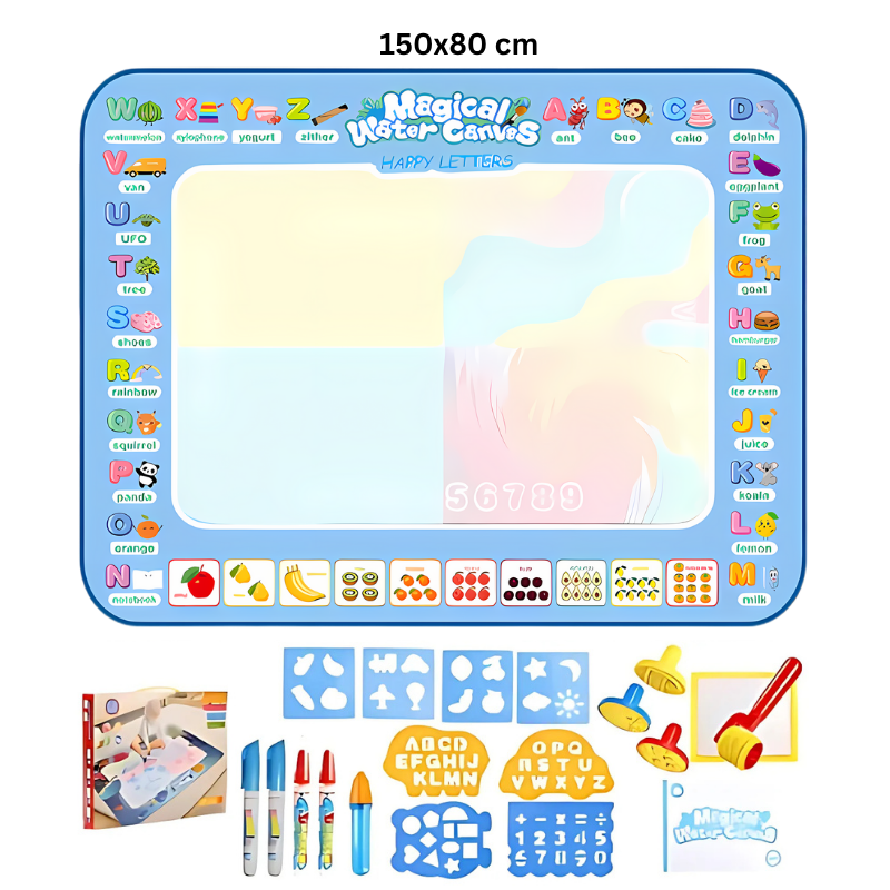 Reusable Water Doodle Canvas Set for Kids