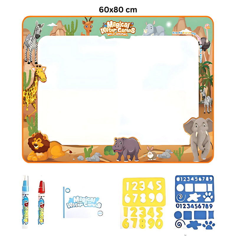 Reusable Water Doodle Canvas Set for Kids
