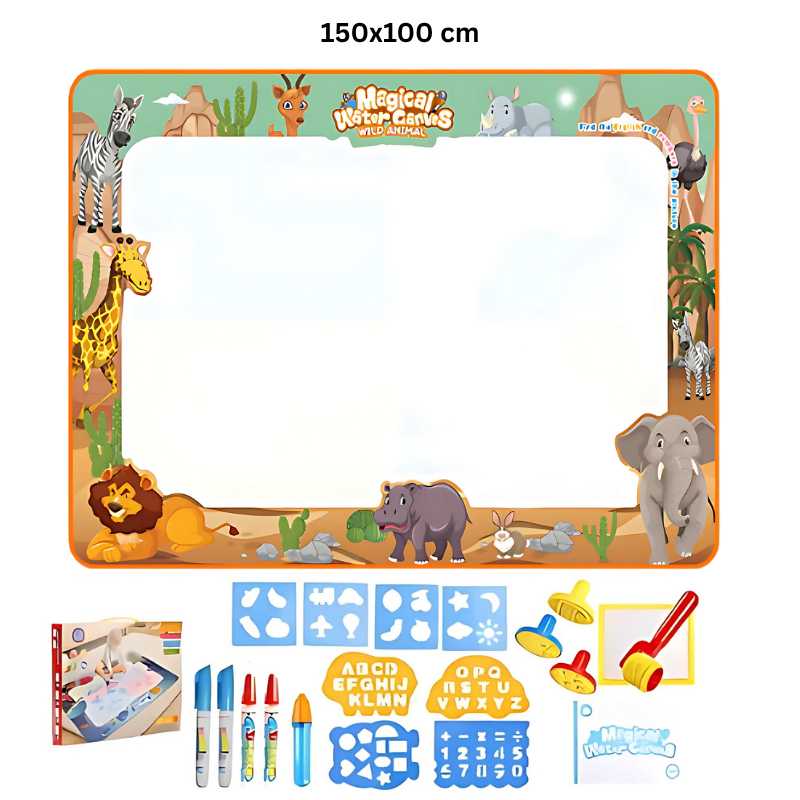 Reusable Water Doodle Canvas Set for Kids