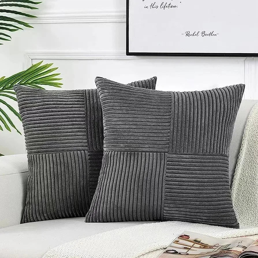 Ribbed Corduroy Pillow Covers (Set of 2)