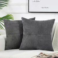 Ribbed Corduroy Pillow Covers (Set of 2)