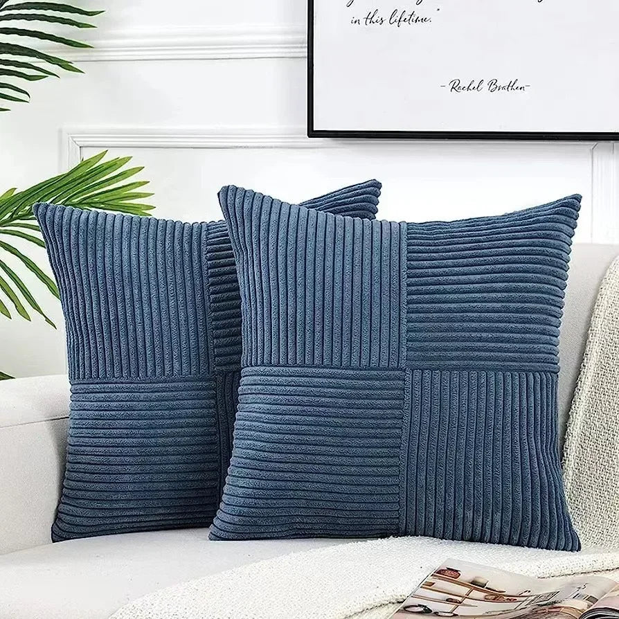Ribbed Corduroy Pillow Covers (Set of 2)