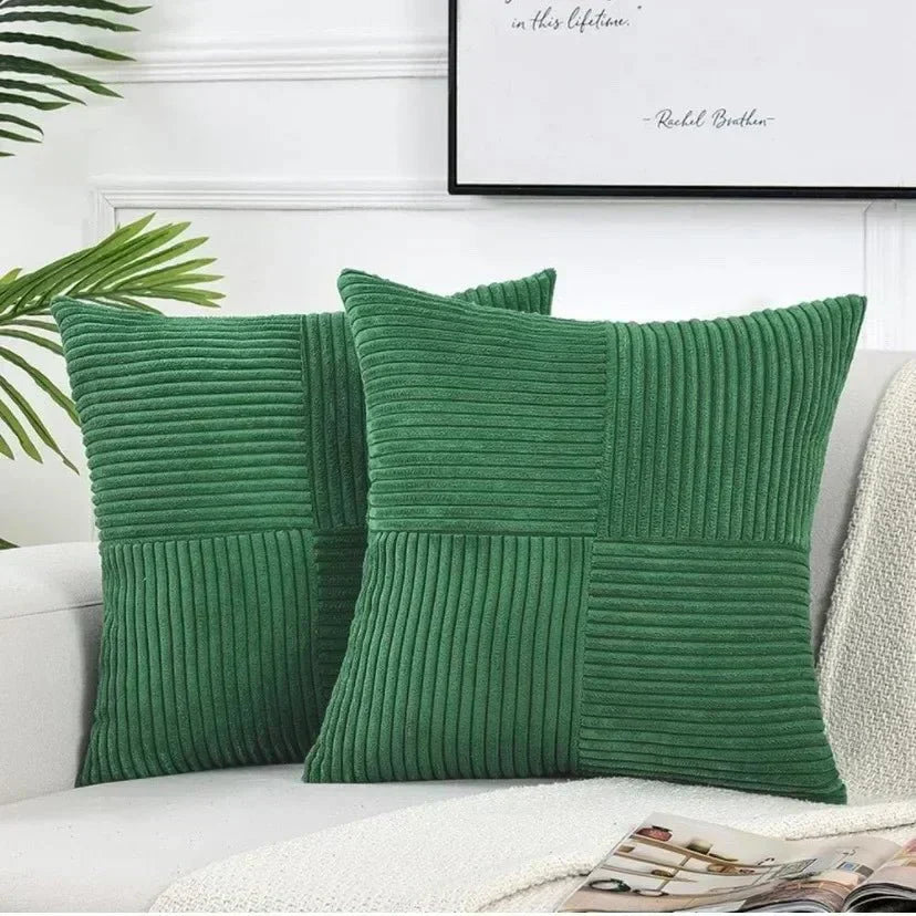 Ribbed Corduroy Pillow Covers (Set of 2)