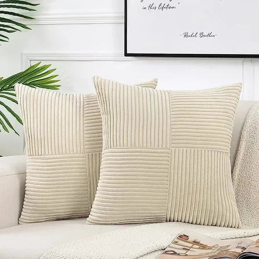 Ribbed Corduroy Pillow Covers (Set of 2)